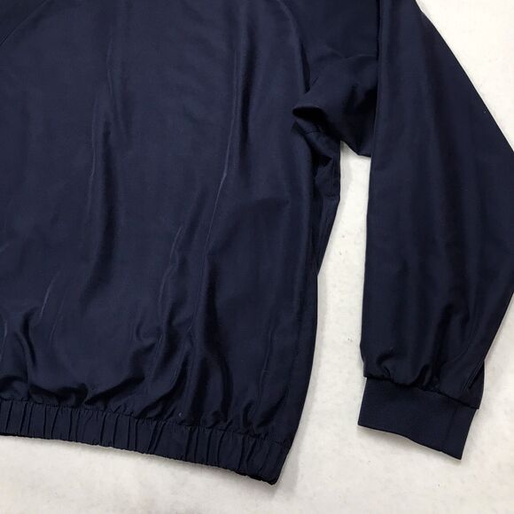 FOOTJOY Golf Windshirt Men XL Navy 1/4 Snap Elastic Waist Cuff Raglan Pullover - Picture 6 of 16